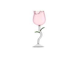 Taça de Vinho em Forma de Rosa de Boro Silicato 150ml | S/MARCA