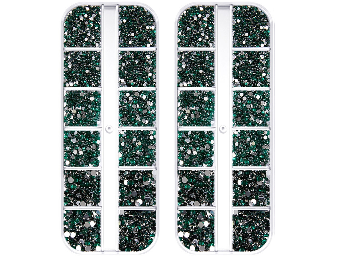Nail Art Strass Gemas De Unhas Em Forma Redonda Flatback Para Sapatos De Artesanato De Design De Unhas Estilo 6 ZMDECQNA