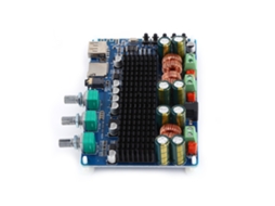 Laxiscreed Amplificador Digital 2.1 Canais Com Bluetooth, Usb E Entrada Tf Para Áudio De Alta Qualidade