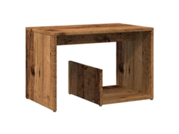 Side Table, Side Tables Vidaxl Marrom Madeira Processada (n/a)