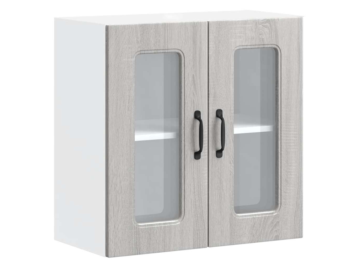  kitchen Wall Cabinet, Kitchen Wall Cabinets Vidaxl Cinzeto Madeira Processada (n/a)