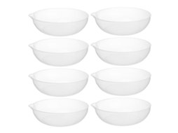 Bandejas De Pesagem Plástico Transparente Besportble Balança Cozinha Eletrônica, 8 Peças, 800ml, Bandeja Medir