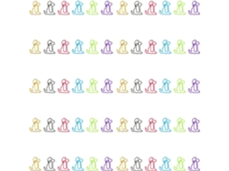 60-clipes Metálicos Coloridos Em Formato De Cachorro, Ideais Para Organizar Documentos, Fotos E Arquivos