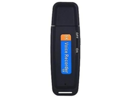 Lurelia Caneta Gravadora Digital Com Usb Recarregável, Cartão Tf/sd Para Reuniões, Conversas - Preto