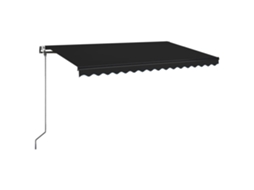 Toldo Automático com Led e Sensor de Vento 400x350 cm Antracite MAISON EXCLUSIVE