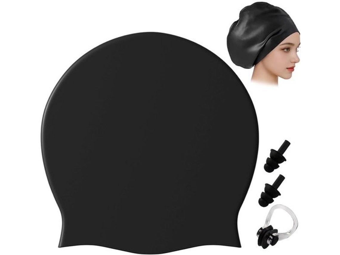 Escolha - Badmuts Adultos - Aquaprotetor Siliconizado - Unissex - Grandes Badmuts Com Orelhas - Protege O Cabelo Longo - Ideal Para Nadar