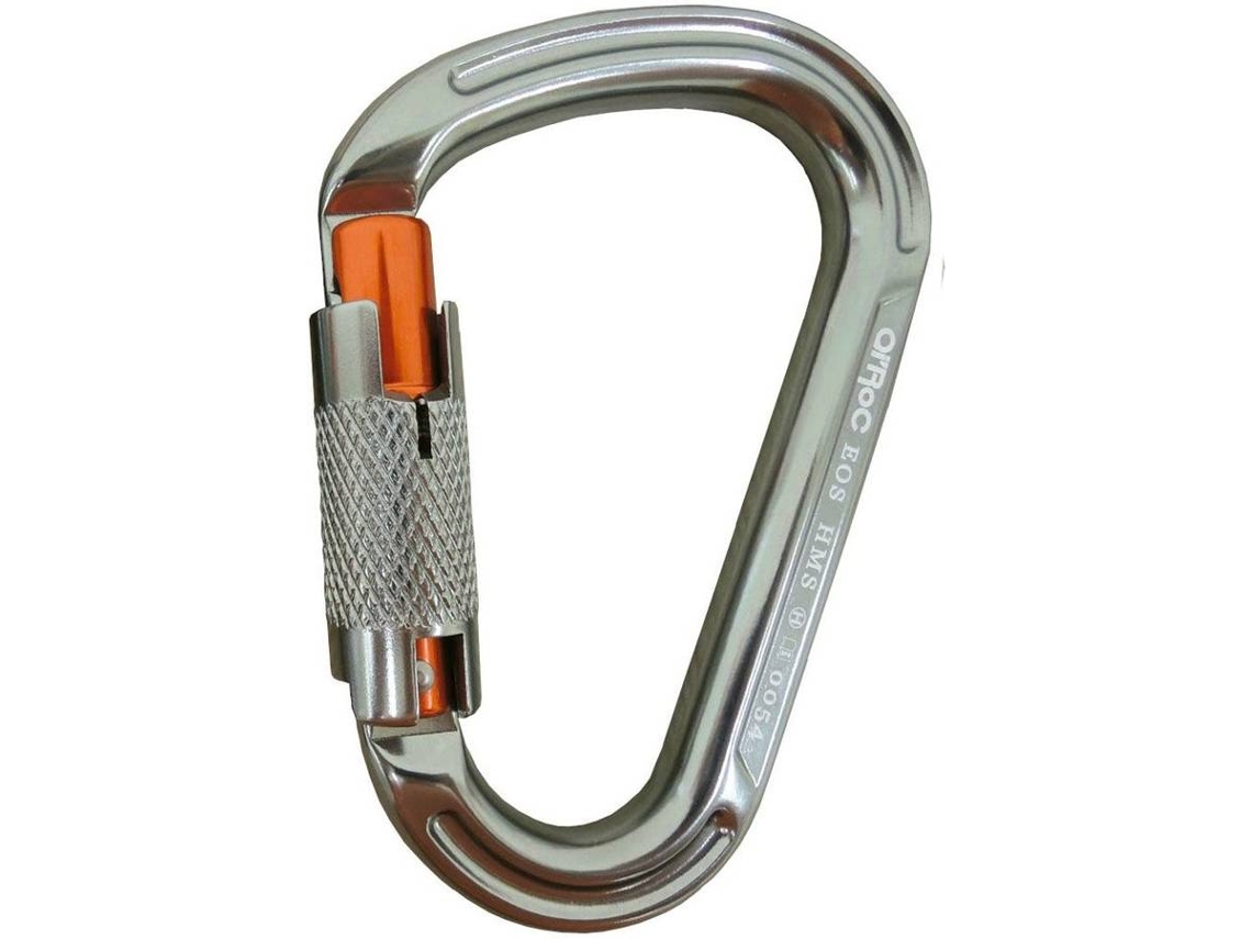Mosquetão De Escalada QI´ROC Eos Hms Automatic (Prateado - 112 x 71 cm)