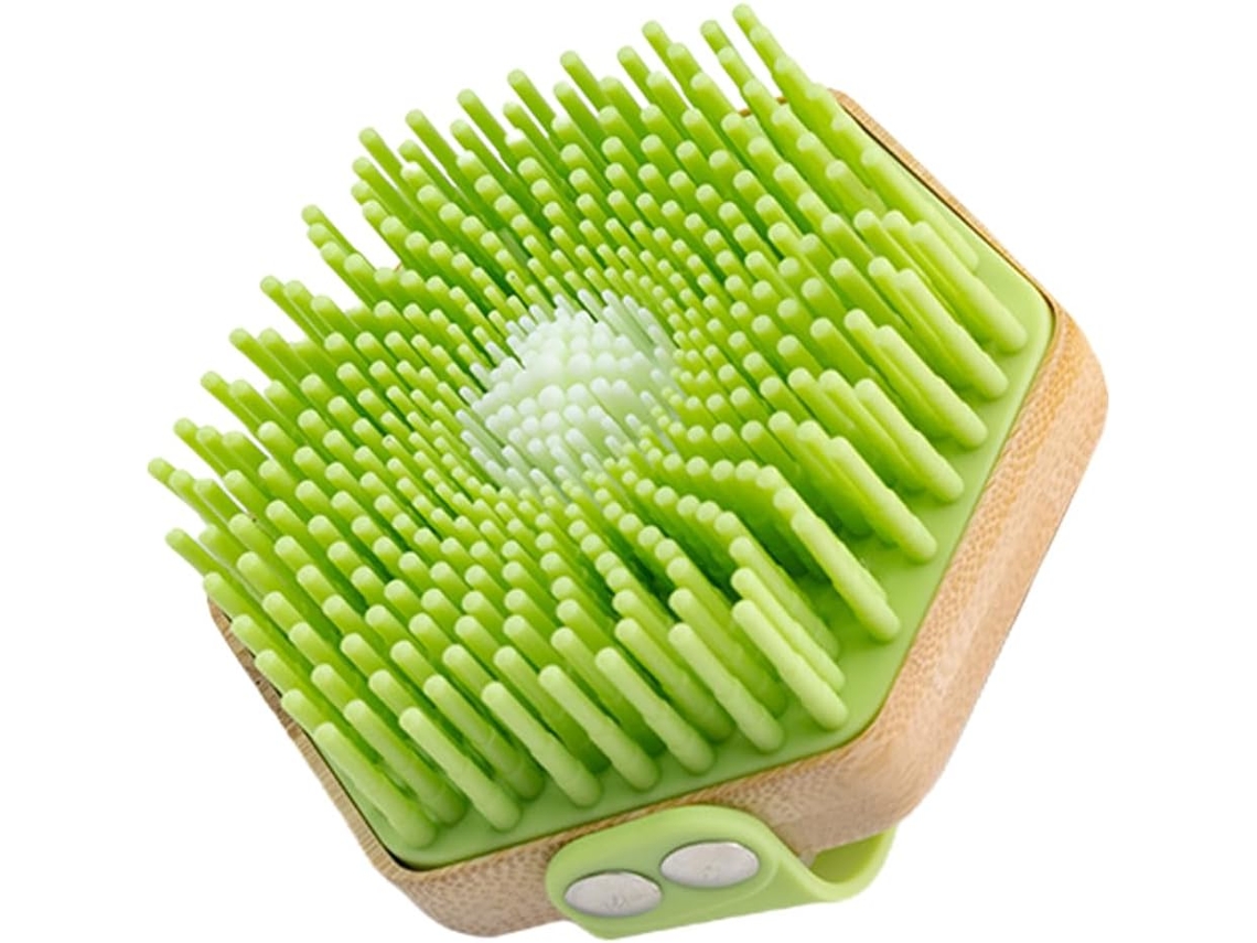 Escova De Banho Esfoliante Silicone, Escova De Chuveiro Para O Corpo, Esponja De Silicone Para O Corpo No Banheiro