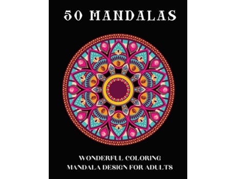 Livro 50 Mandalas De Jocelyn Crawford (inglês)
