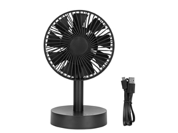 Ventilador de circulação de ar USB com timer e três velocidades EOOCOO