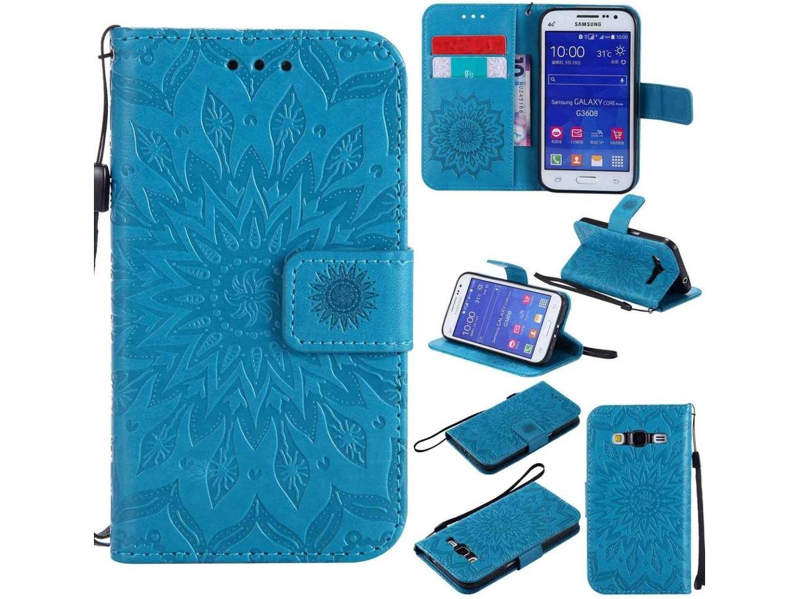 Capa Samsung Galaxy Core Prime GSmartphone HONGWE. Azul