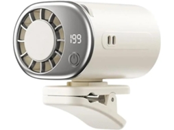 Ventilador Portátil De Carro Com Cabeça Dupla E Rotação 360 Graus, Com Clipe Para Fixação, Para Visor De Ar Condicionado