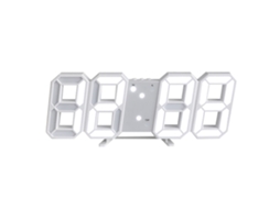 Relógio De Parede 3d Led Digital Com Alarme