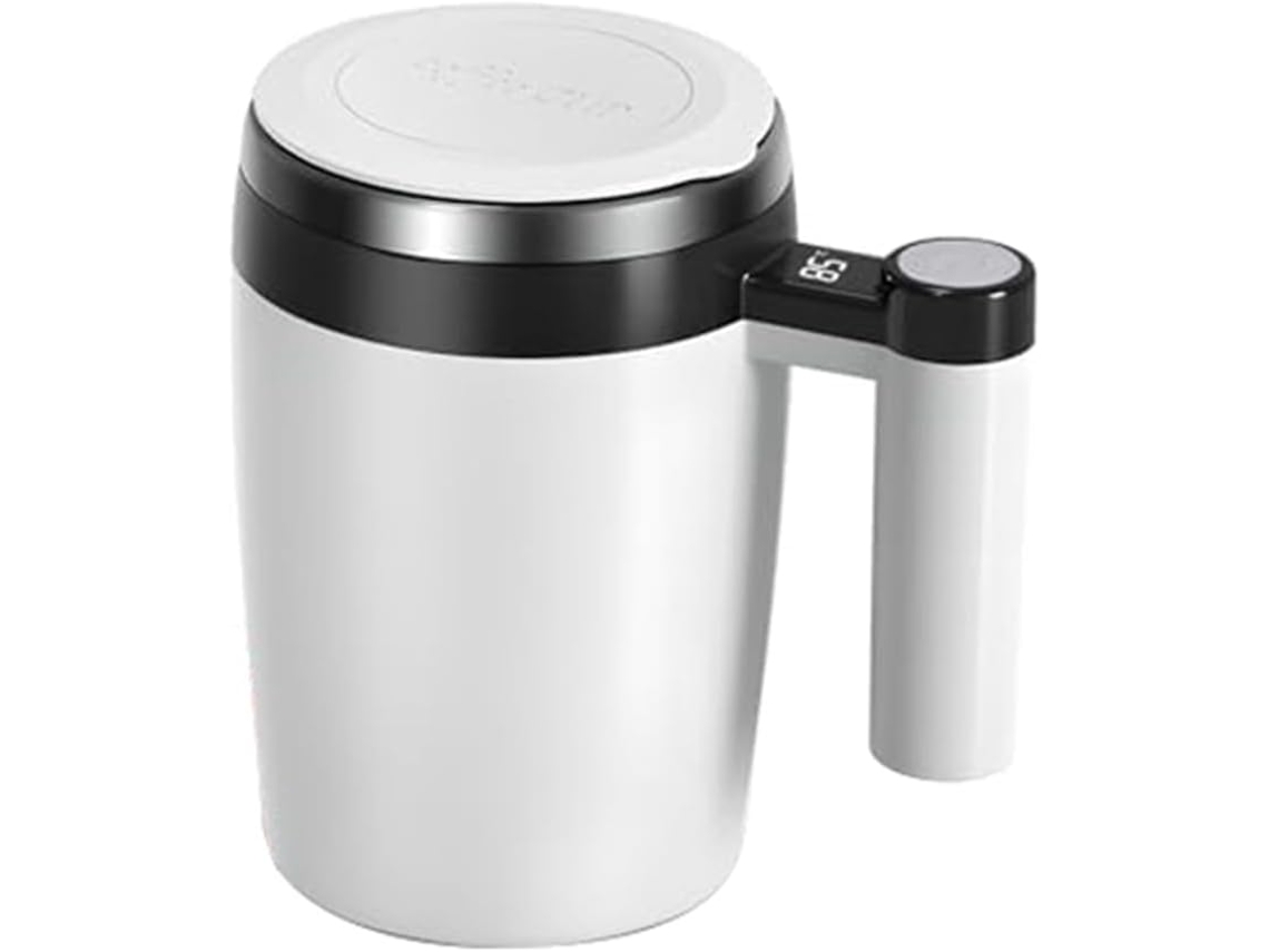 Caneca De Café Magnética Automática, Com Mistura Automática, Visor Lcd De Temperatura E Bateria.