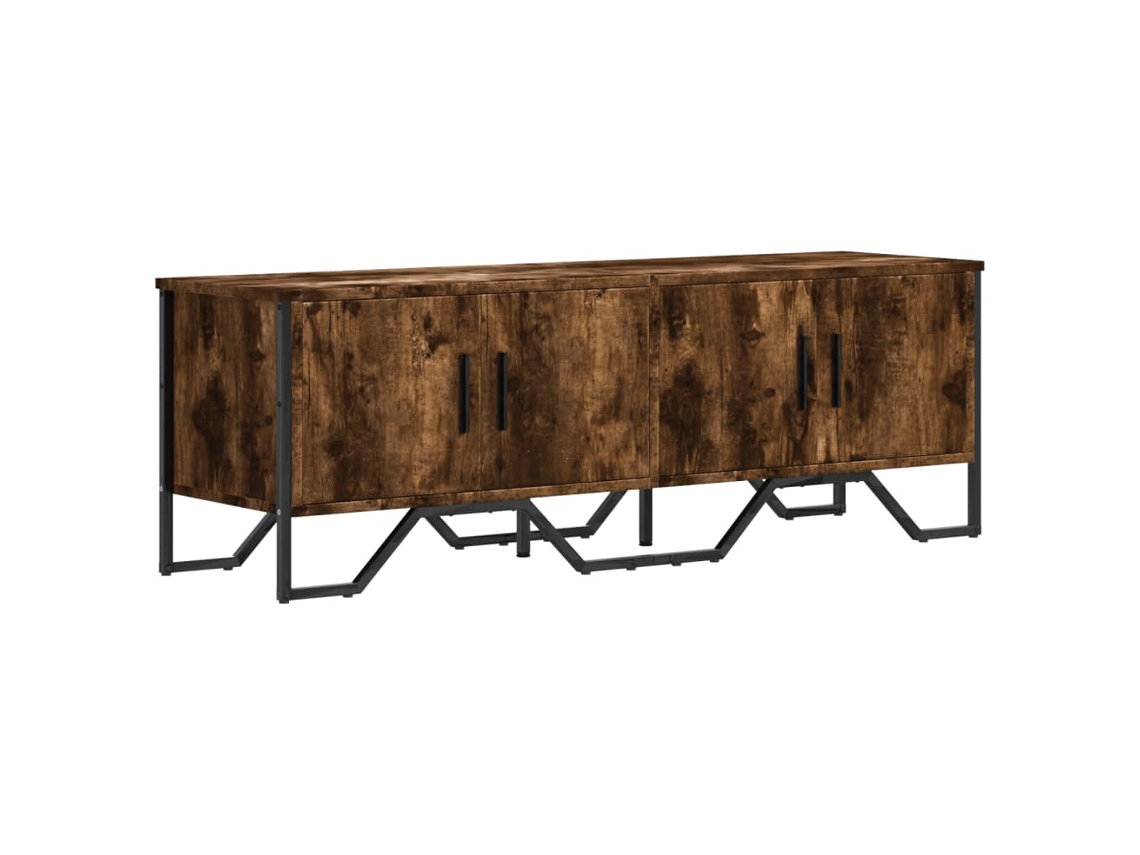 Móbile de TV MAISON EXCLUSIVE em Carvalho Defumado, feito com derivados de madeira (122x34x41 cm)