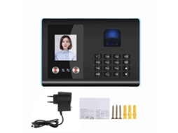 Máquina De Ponto Inteligente Com Registro De Acesso Facial, Impressão Digital E Senha Para Funcionários, Com Instruções De Voz E Multilíngue