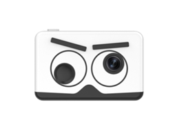 Halinuia Mini Câmera Slr Infantil Lente Dupla Hd Com Foco Automático (branca)