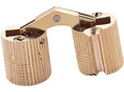 2 Dobradiças De Latão Para Móveis, Dobradiça Cilíndrica Oculta, Dobradiça Pequena Para Porta, Ângulo De Abertura