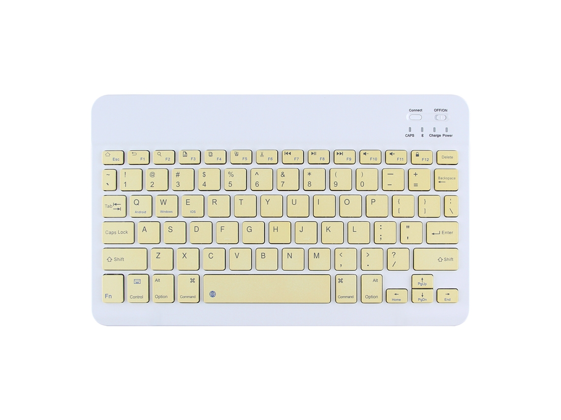 Teclado Sem Fio De 10 Polegadas Para Sistemas Android, Ios E Windows.
