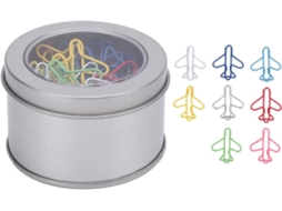 Clipes De Papel Em Formato Avião, Para Material De Escritório E Estudo, Clipes De Metal Divertidos, Organizador De