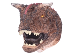 Ats marionetas de Mão de Dinossauro Carnotaurus Lifelike Pintadas À Mão Brinquedos de Água para Crianças