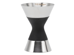 Nova Line jigger de Inox 304 Duas Faces com Escala para Medir Coquetéis em Bar Home