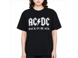 Ac/dc Back In Black T-shirt Unisex Adults Size:l