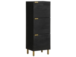 Highboard, Highboards Vidaxl Preto Madeira Processada