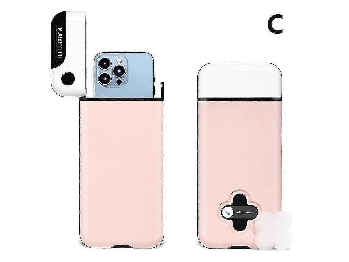 Caixa De Bloqueio Para Celular Com Timer, Resistente, Ajuda A Ser Autodisciplinado, Para Estudo E Trabalho--pink