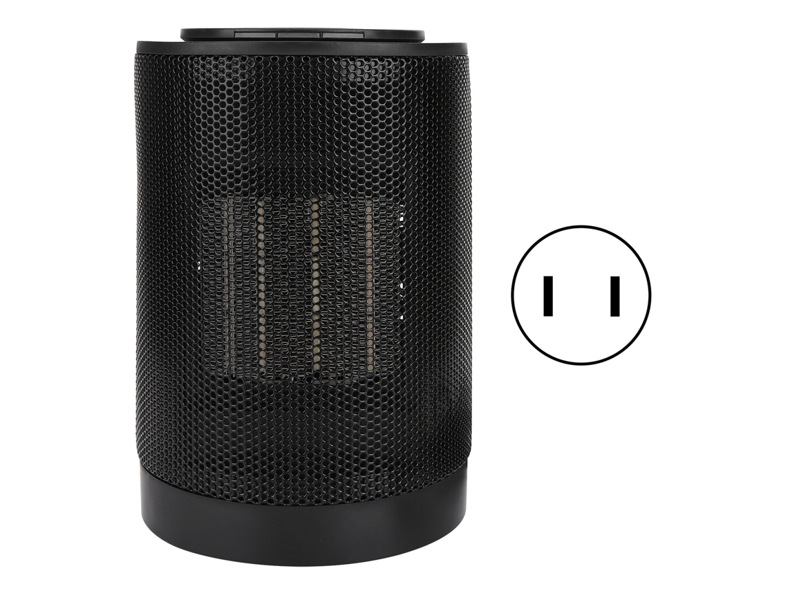 Aquecedor Elétrico de Mesa 1200w Ptc Cerâmica Rotação 70° | S/MARCA