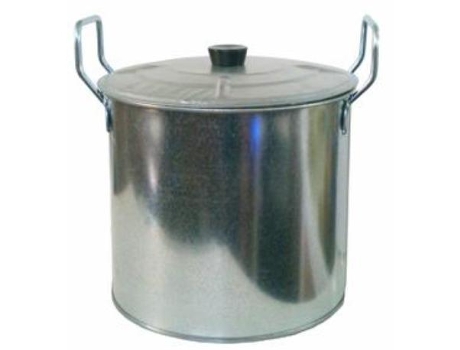 Cubo recto 2 asas con tapa 40x35 cm