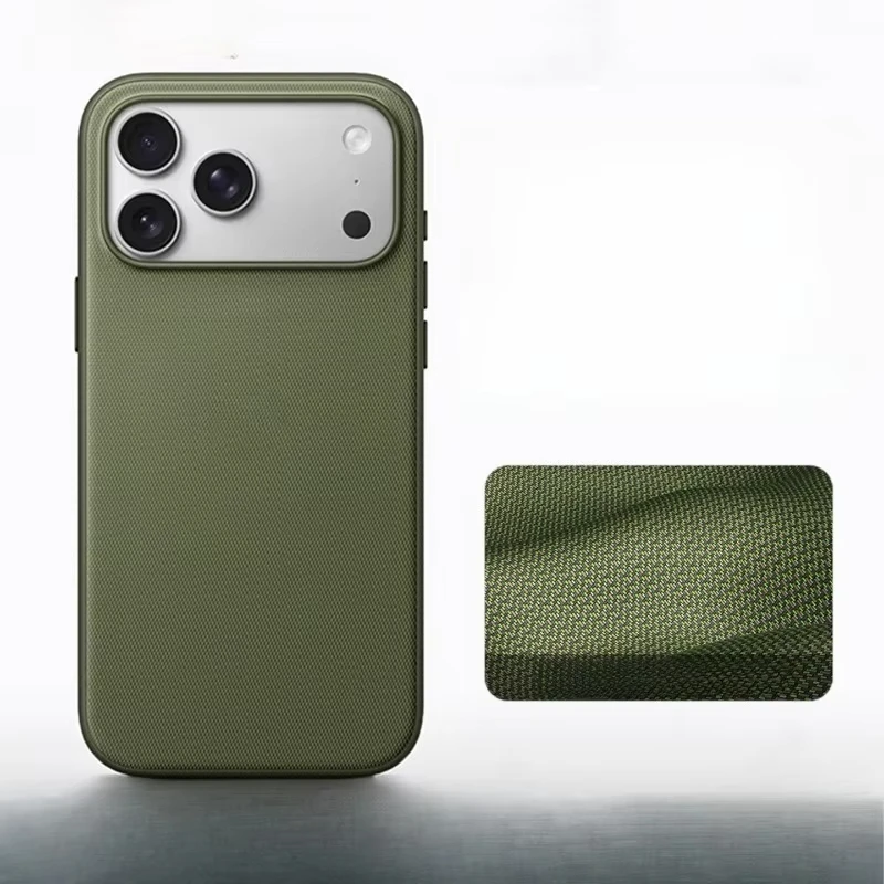 Capa Magnética Para Iphone 17 Pro Max, Cor Verde Militar (compatível Com Carregamento Sem Fio Magsafe).