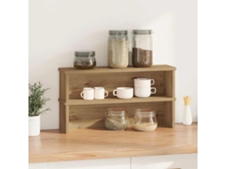 Racks de Cozinha Empilháveis 2 Pcs Carvalho Artesanal MAISON EXCLUSIVE