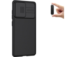Capa e Suporte Samsung S20 FE PHONESHIELD Camshield Nillkin Preto