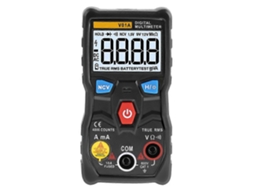 Lurelia Multímetro Digital, V01a, 4000 Contagens, 400.0 V, 600 V, 9.999 A, True Rms, Ncv, Alcance Automático, Luz De Fundo, Frequência Para Tensão