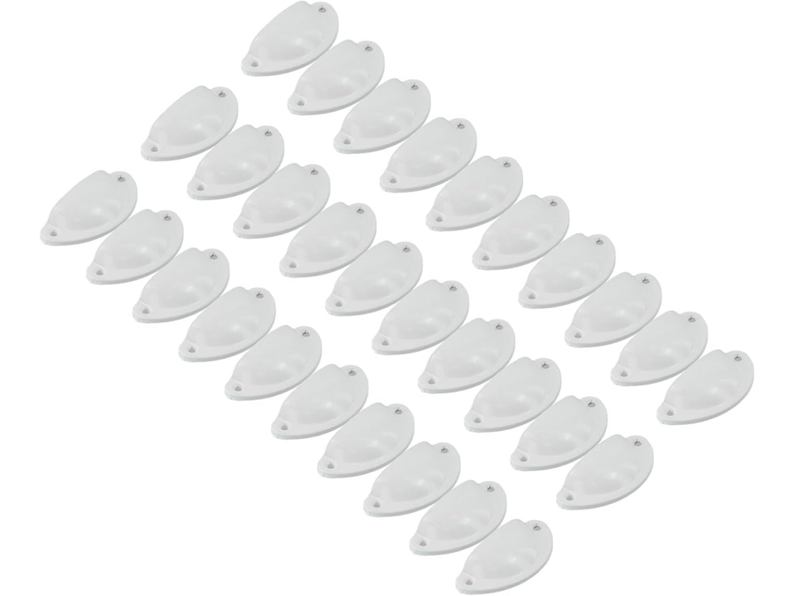 Conjunto De 6 Alças Concha Em Latão Antigo 30 Peças