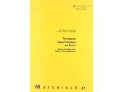 Livro Tècniques experimentals en física de Bar e M D (Espanhol)