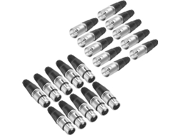 Pack de 20 Conetores para Microfone NEEWER 40091426 (Preto)
