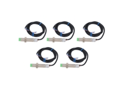 Conjunto de 5 sensores de proximidade M18x1.2 com cabos fechados normalmente 90 250VAC | S/MARCA