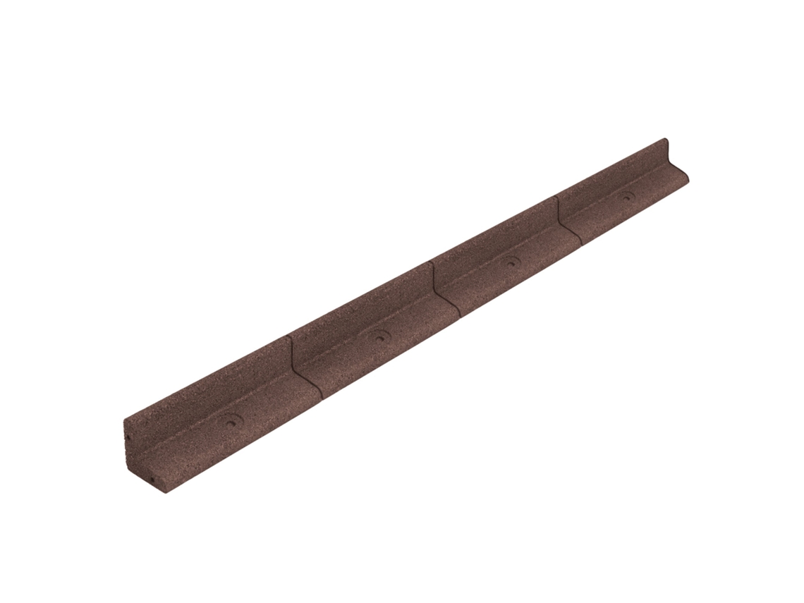 Jardim Borda Flexível Castanha com Martelo de Borracha Estacas e Conectores MONSTERSHOP (8 X 1,2 M)