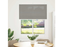 Vidaxl Antracite Plissada Cega 110x100 Cm Largura Tecido 109,4 Cm