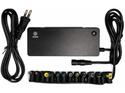 Carregador Universal Para Portátil 90w Com 13 Conectores Ikrea Wa0262 Preto