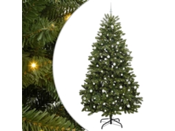 Árvore De Natal Artificial Articulada Com Base Vidaxl Verde Pvc (270 Cm)