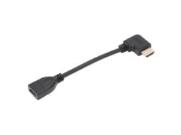 Aetheria cabo Extensor Hdmi Macho para Fêmea de 0,15m/0,5ft com Ângulo de 90 Graus Alta Velocidade