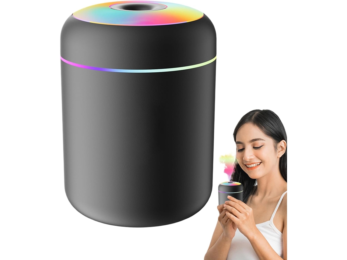 Umidificador Para Quartos E Salas Potente Casa Com Névoa Fria Função De Luz Noturna Colorida