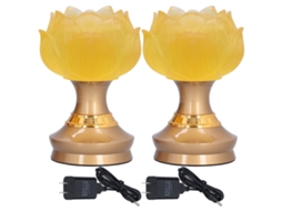 Laxiscreed Lâmpada De Meditação Lotus Buddha Com Led Para Decoração E Rituais Budistas