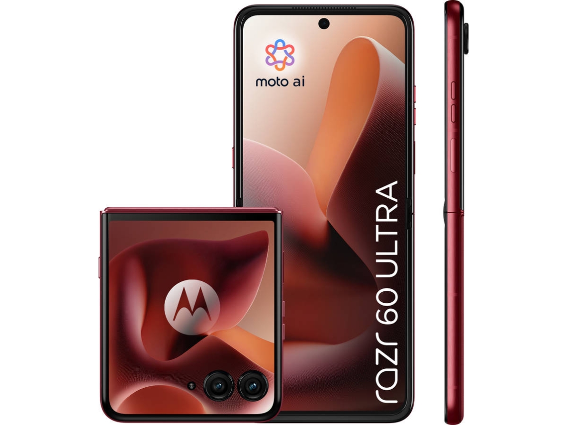 Smartphone MOTOROLA Razr 60 Ultra (7'' - 16 GB - 512 GB - Vermelho)