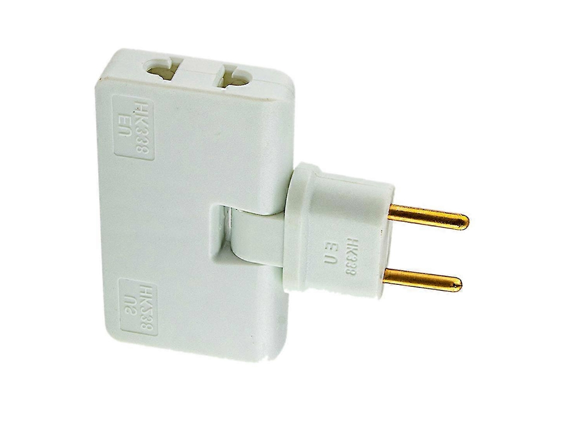 Adaptador de Tomada UE 3 em 1 Extensor Giratório 180 Graus Mini Tomada AQUAFORGE