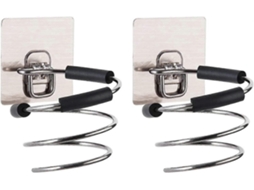 2pack Suporte de Secador Cabelo Estação Parede Sem Perfuração Autoadesivo Armazen GOKOCO