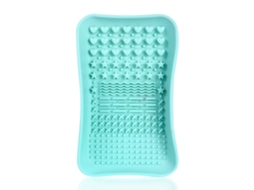 Almofada De Limpeza Para Pincéis, Tapete De Silicone Para Limpeza De Maquilhagem, Almofada Portátil Para Limpeza De Pincéis De Maquilhagem